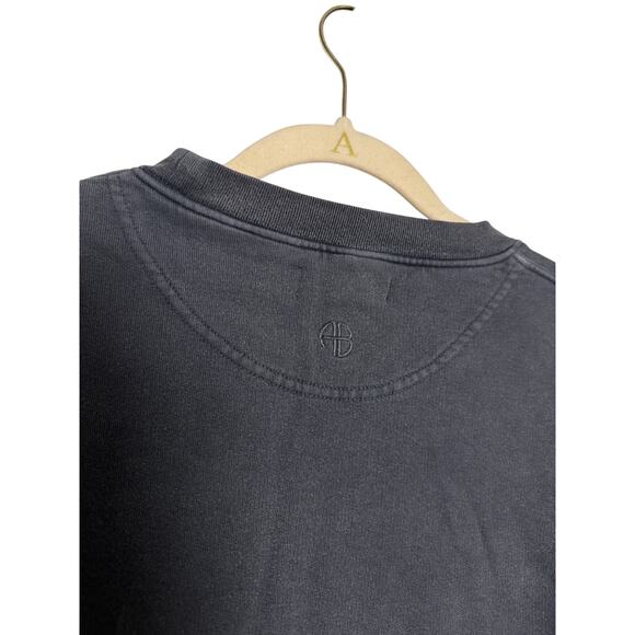 Anine Bing Ramona Paris Gray Sweatshirt Women’s Sz. M - Picture 9 of 9